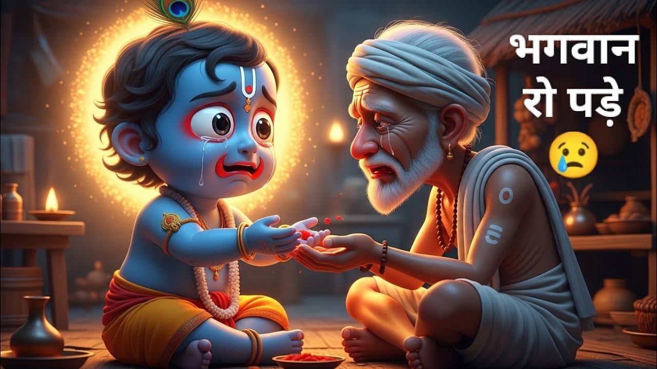 भूखा भक्त… और रोते हुए बाल जगन्नाथ 😭 #BalJagannath