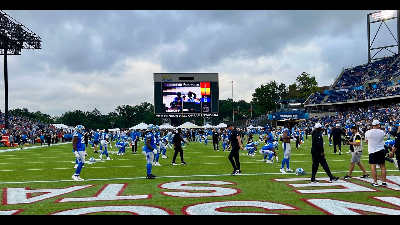 Roman At PFHOF Game