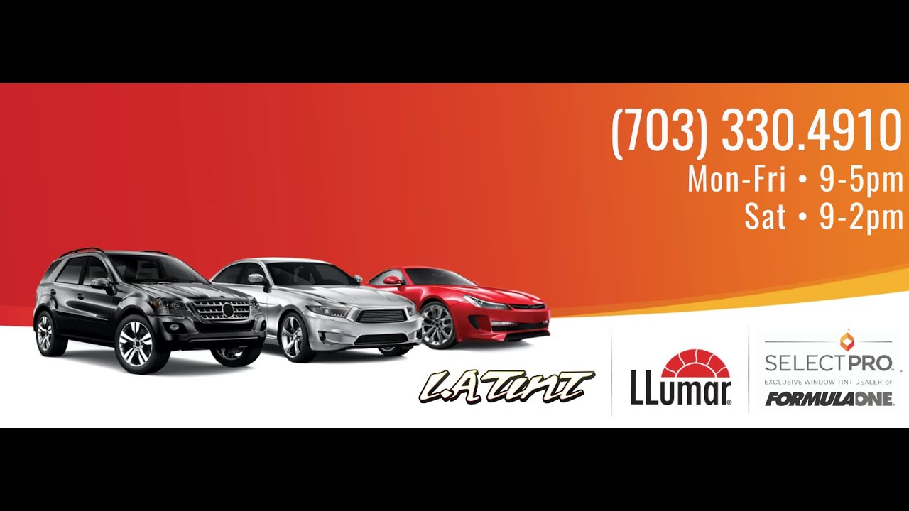 LA Tint in Manassas Virginia | FormulaOne SelectPro Dealer for Northern VA DC MD