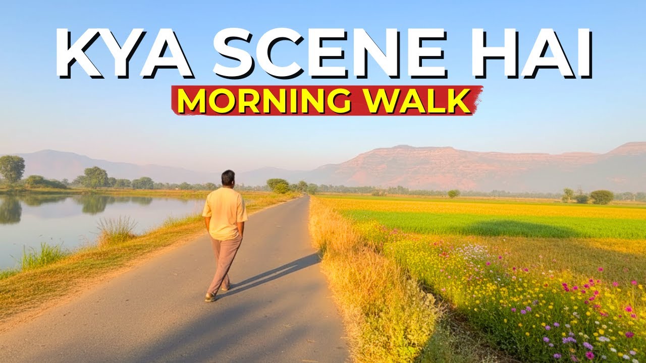Hidden Village Walk in Wai, Maharashtra, INDIA | Sunrise + Desi Chai + Strawberry Farms