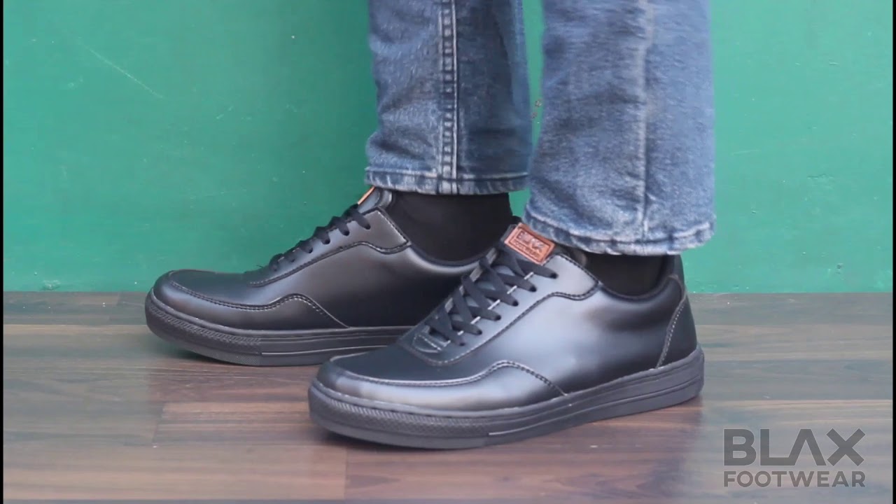 #LokalPride Sneaker Full Hitam BLAX Footwear edisi KUTA