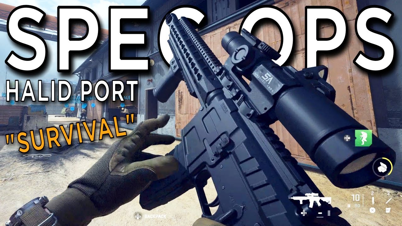 Спецоперация Halid Port: миссия «Защитник» — режим выживания — геймплей Modern Warfare II