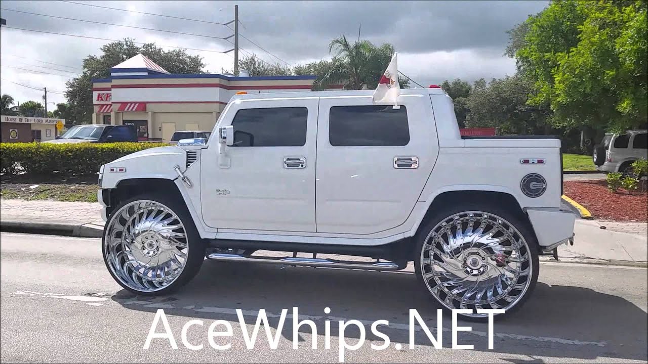 AceWhips.NET- Hummer H2 on 34" Asantis Slidin