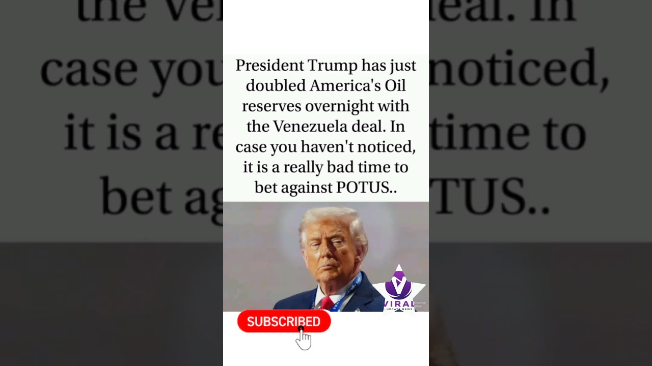 Trump&rsquo;s Venezuela oil deal could reshape America&rsquo;s energy Trump #Venezuela #Oil #Energy