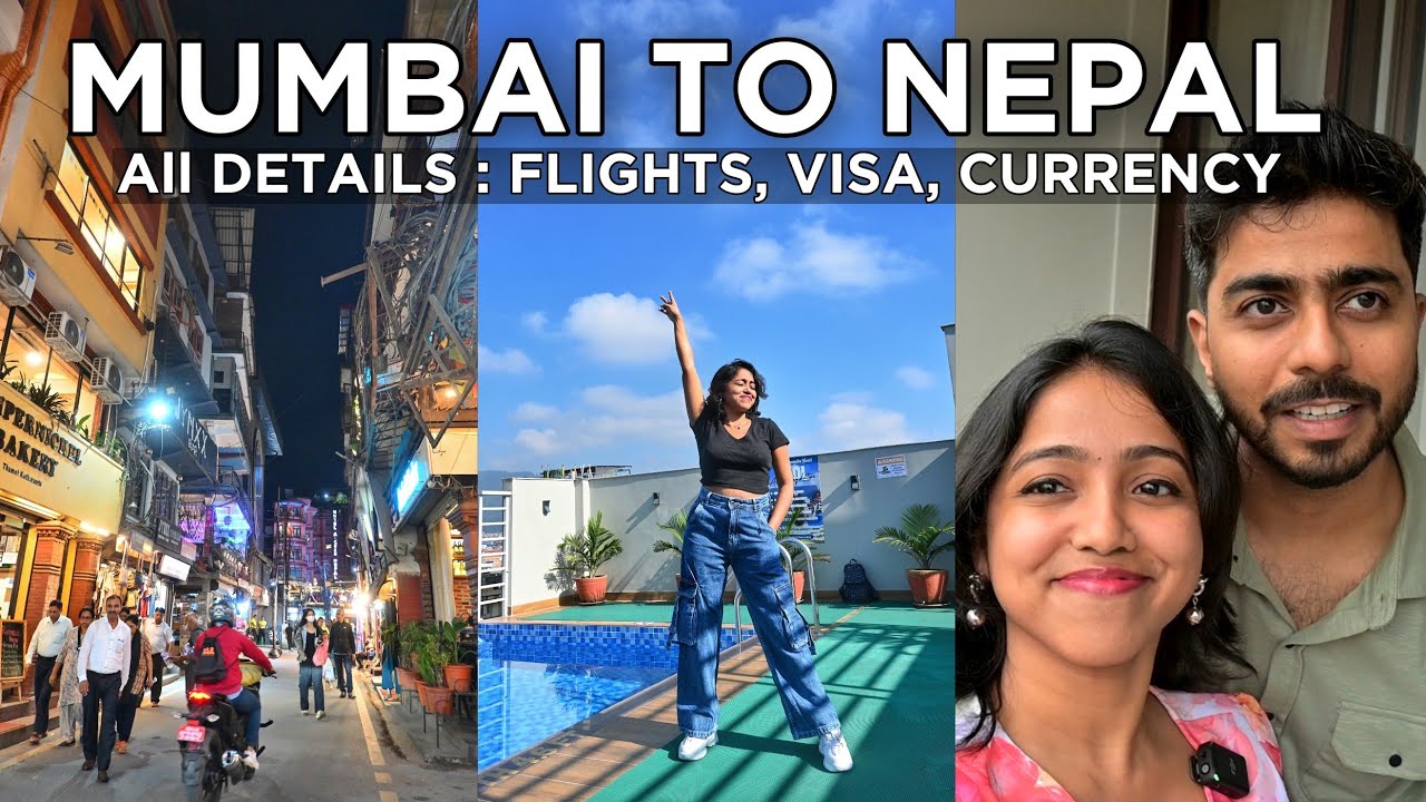 MUMBAI TO NEPAL 🇳🇵 By Flight 😍 Visa, Currency, Sim Card, Transfer, Hotel | Anagha Mirgal | KATHMANDU