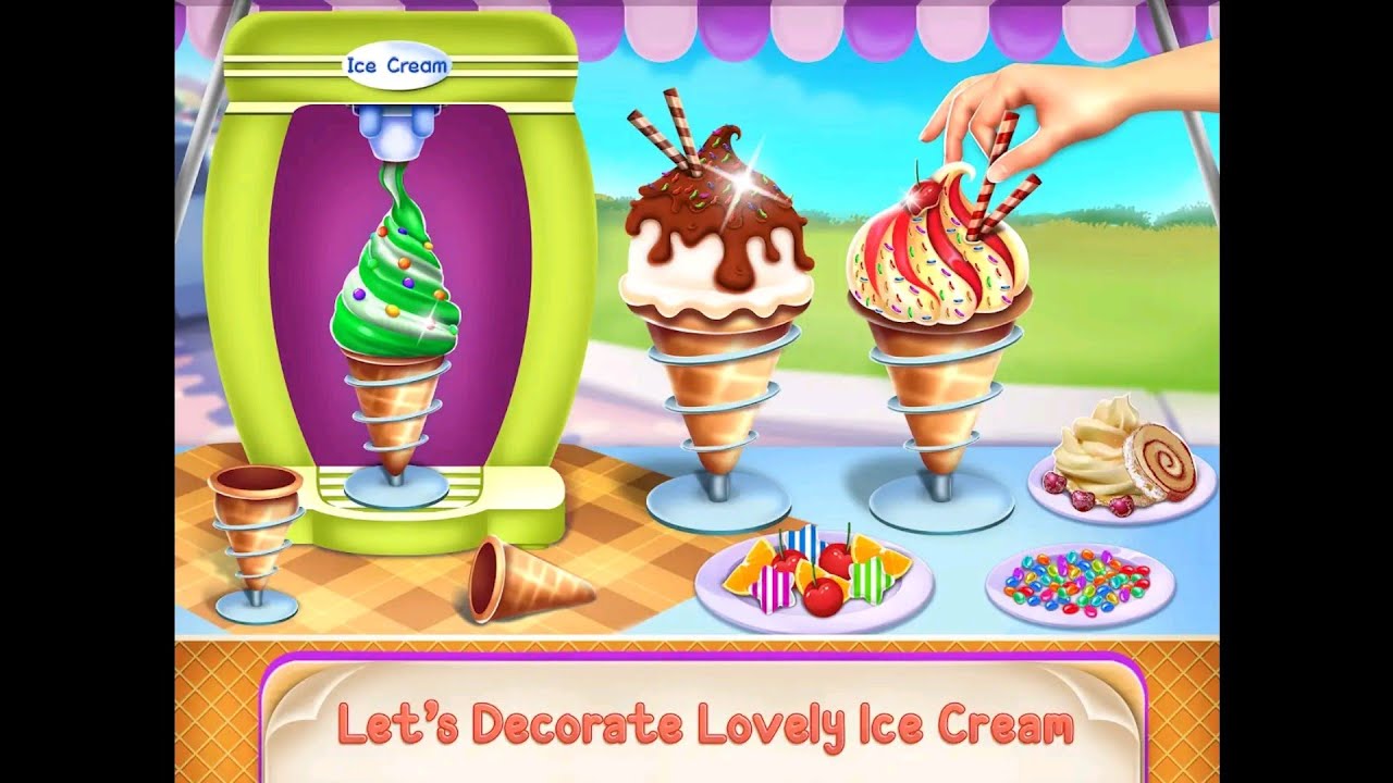 Icecream Cone Cupcake Baking - Gameplay (by The Fashion Valley)