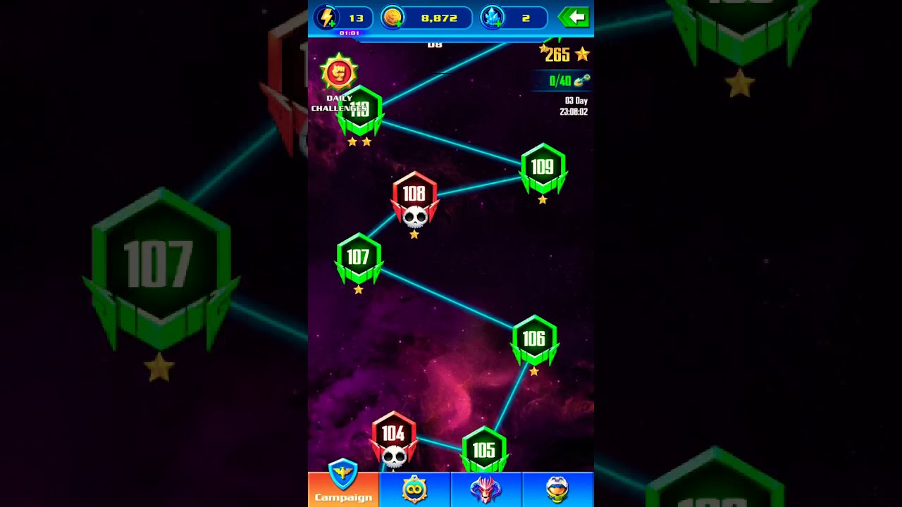Galaxy Attack Alien Shooter Level 108 Walkthrough