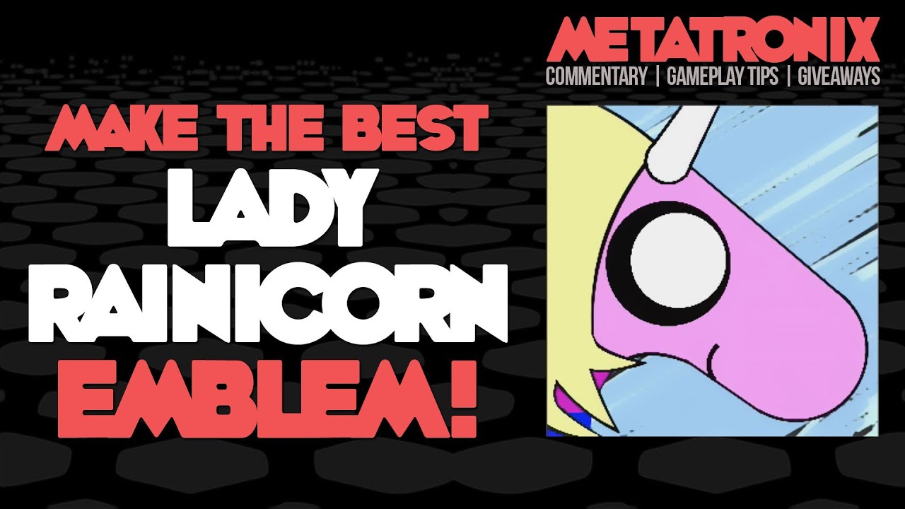 EMBLEM HOW TO: LADY RAINICORN of Adventure Time! (Black Ops 2 Emblem Editor Tutorial)