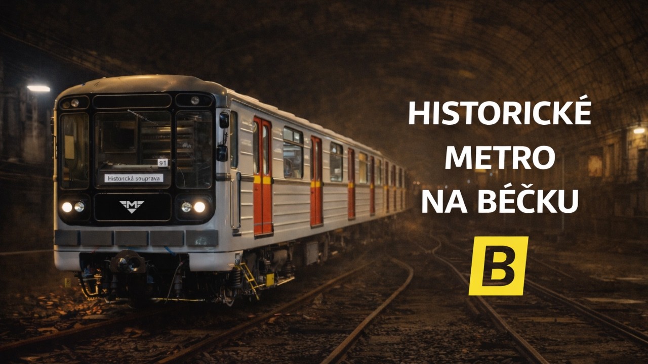 🚇 Historická souprava metra 81-71 na trase B | Zážitková turistika 23. 11. 2019