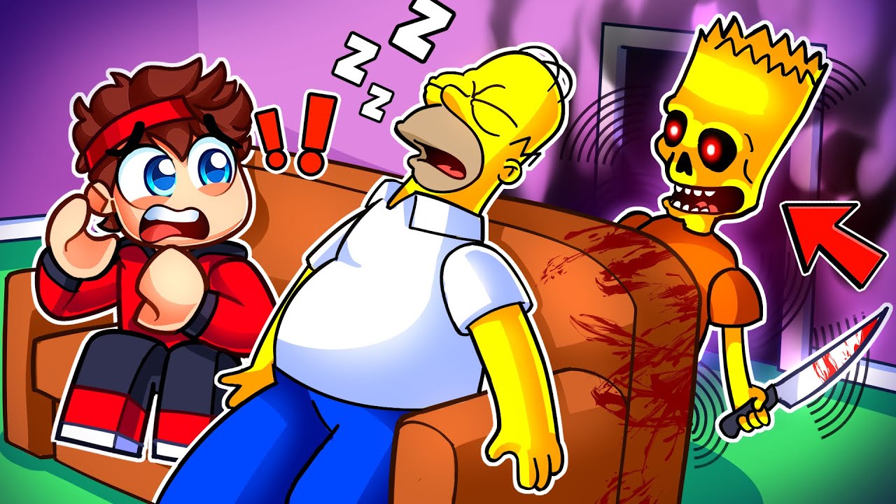 Je suis allé chez les SIMPSON mais cela ne s'est pas passé comme prévu sur Roblox !
