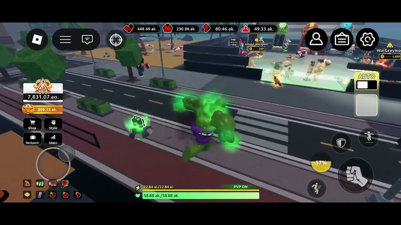 Train to fight hulk showcase. 