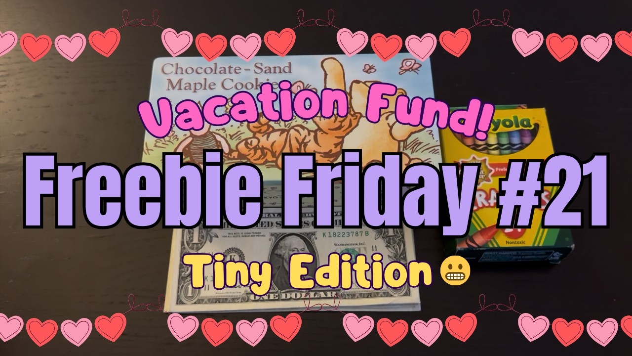 Freebie Friday #21 | Saving Money for Disney Vacation | 3rd Week of February
