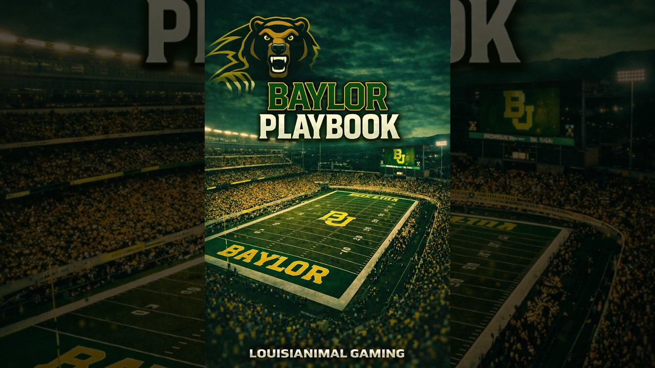 “Baylor Playbook is DISGUSTING in NCAA 26 😳 This Scheme DOES IT ALL!”