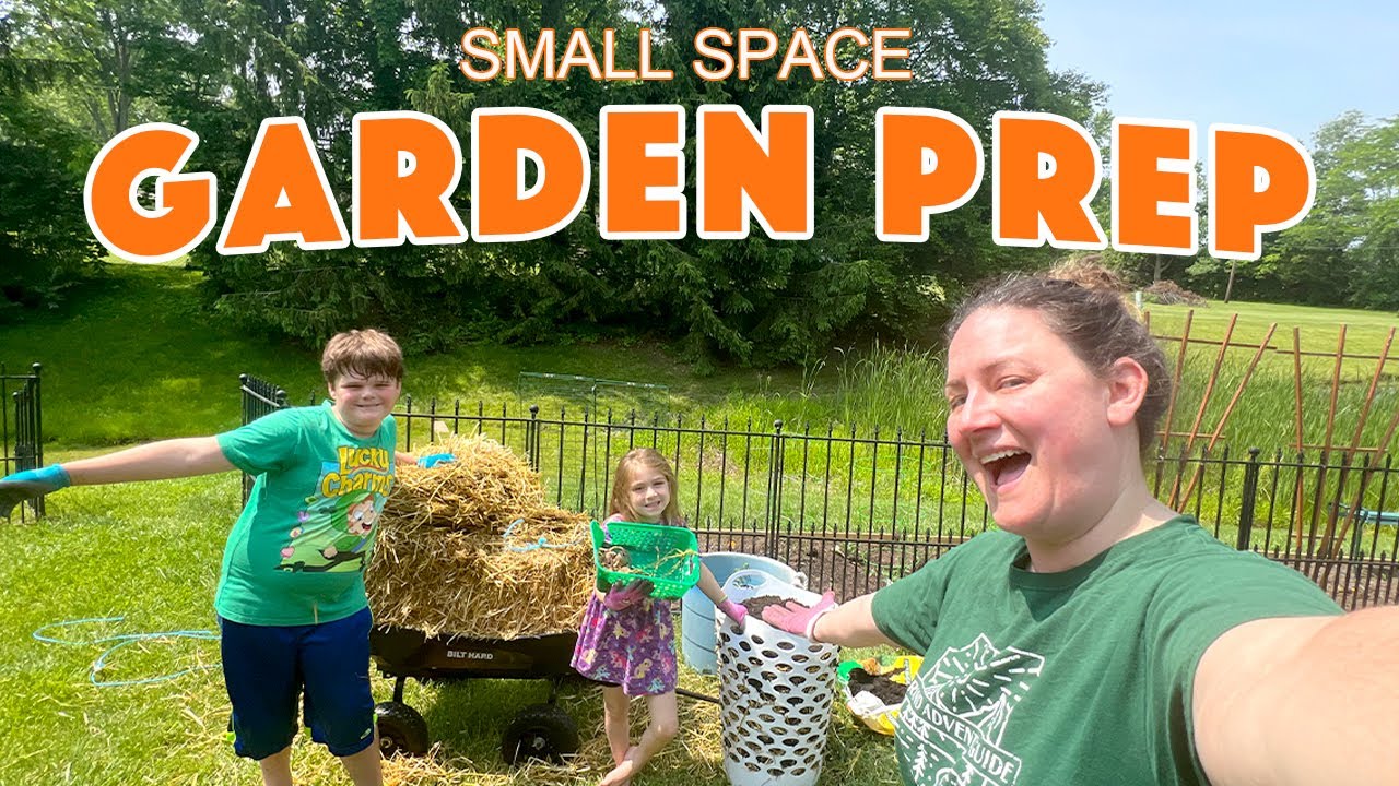 Small Space Gardening: How I Make the Most of a Small Backyard Space. Raised Beds, Potato Tower