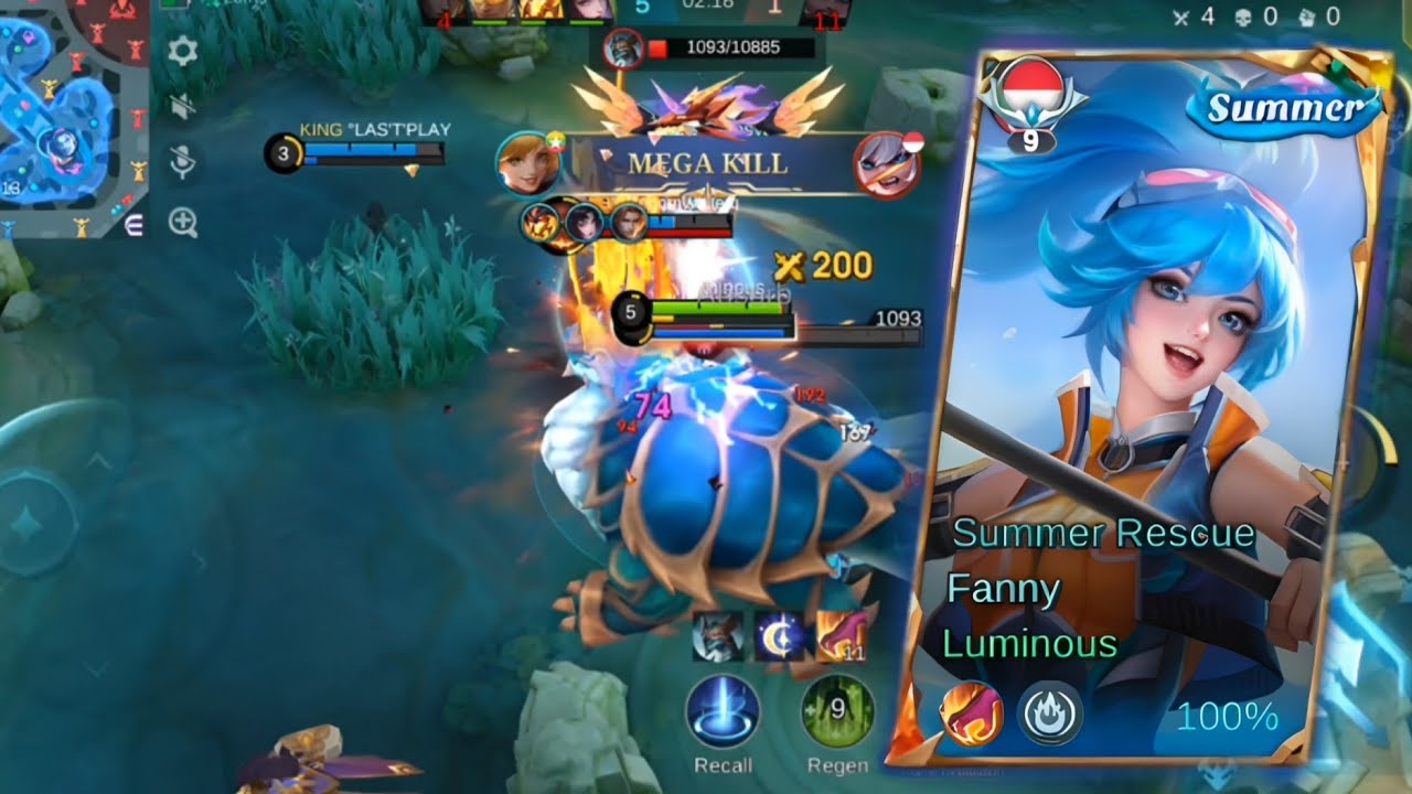 Gameplay Fanny: Kontrol Energi dan Sustain | MLBB