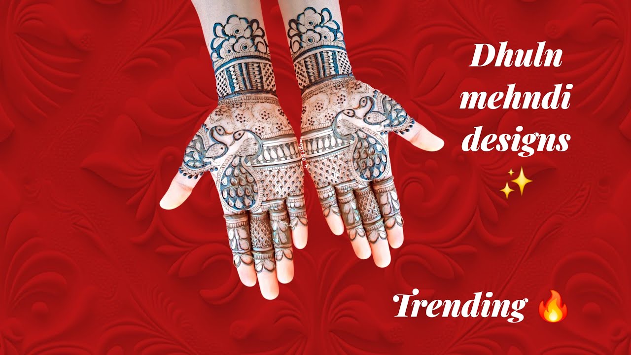 Beautiful Peacock Mehendi Design for Front Hand Simple & Easy Bridal Mehndi Design |मोर वाली मेहंदी 