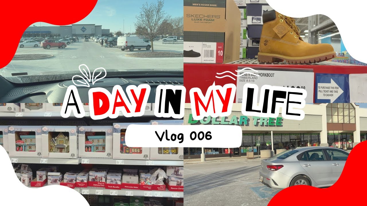 A DAY IN MY LIFE VLOG 006 (GETTING IN THE CHRISTMAS SPIRIT + SHOPPING) 