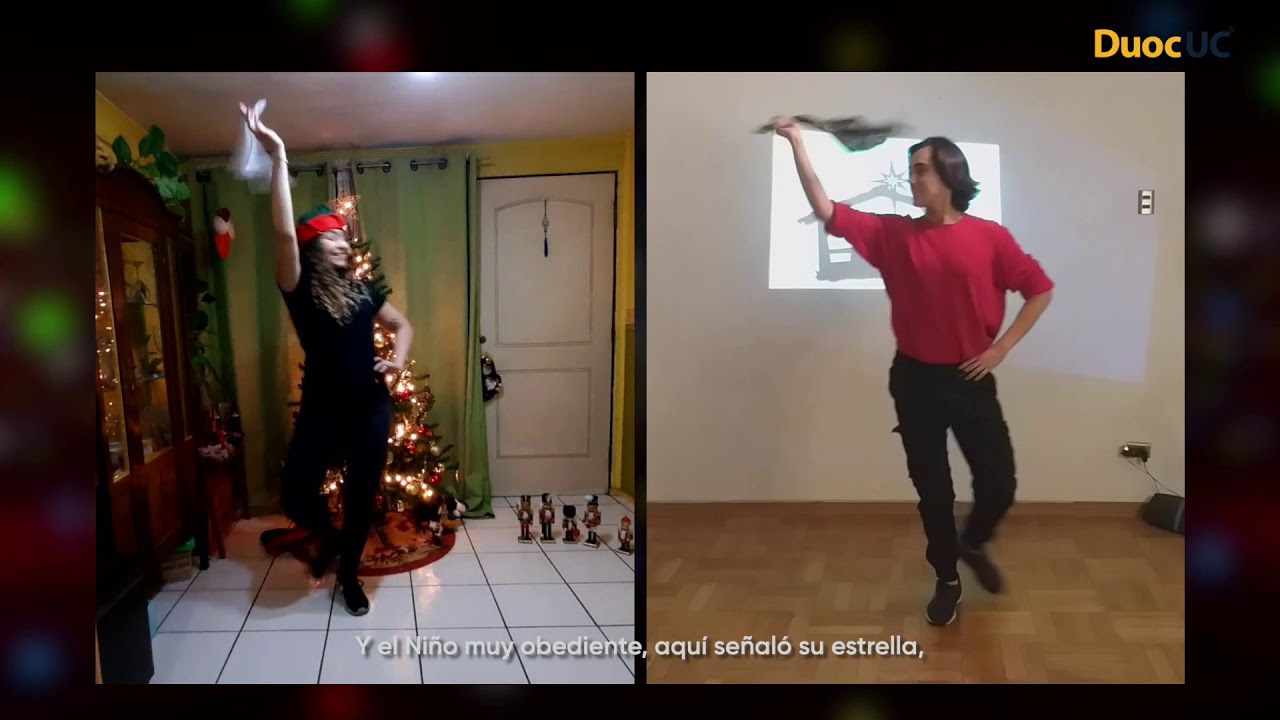 Compañía Folklórica de alumnos Duoc UC realizan una cueca navideña - Duoc UC