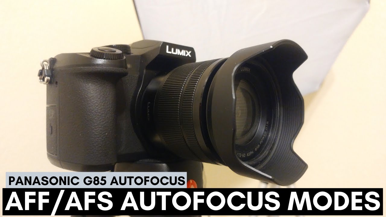 Panasonic G85 Autofocus AFS/AFF Modes (Face/Eye, Tracking, 49 Area, Custom, 1 Area, Pinpoint)
