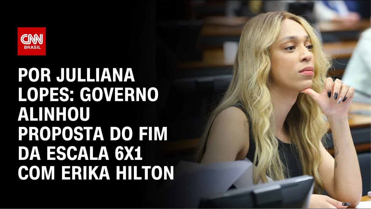 Governo alinhou proposta do fim da escala 6x1 com Erika Hilton | HORA H