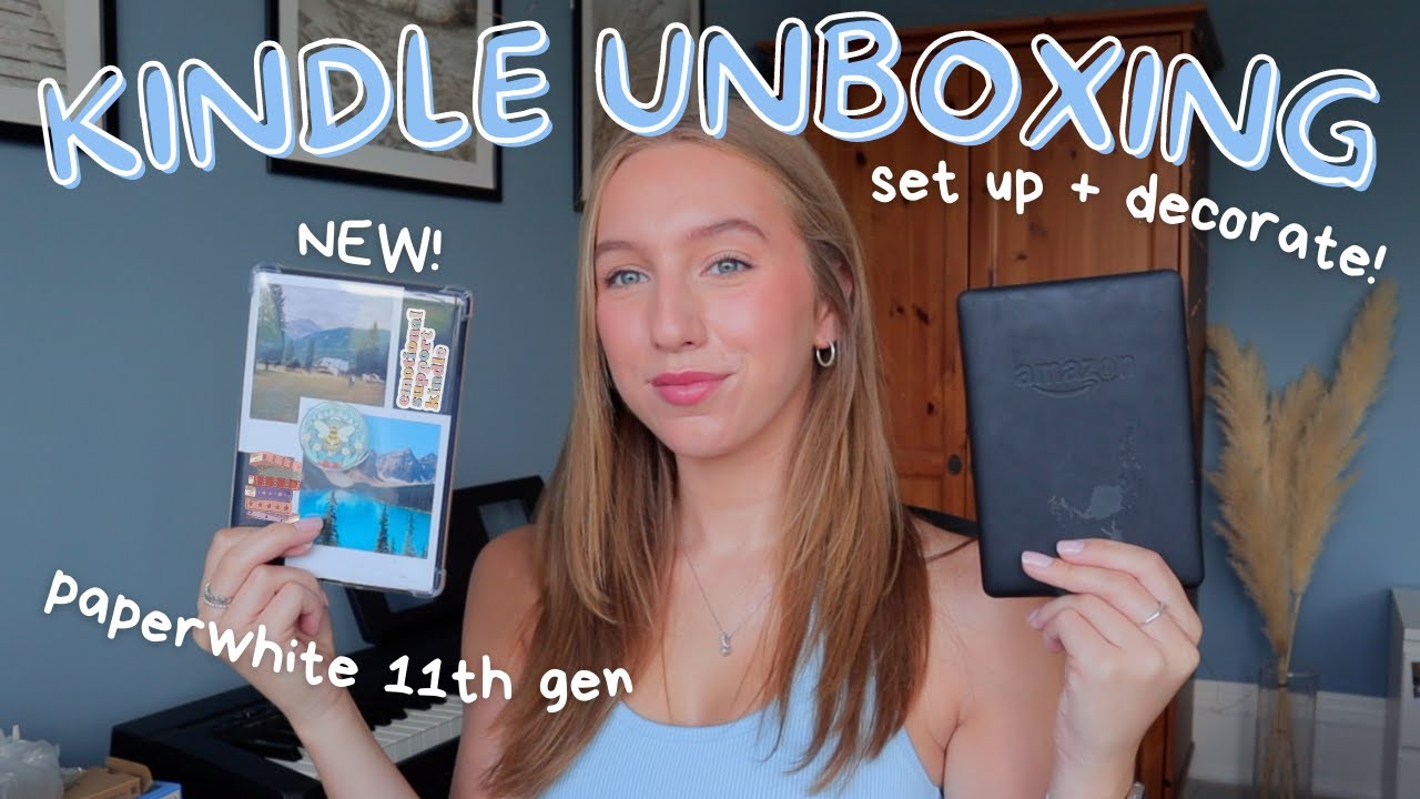 Kindle Paperwhite 📖 | unboxing, set up, decorating & comparison