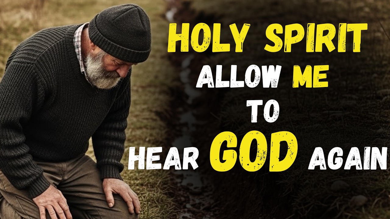 HOLY SPIRIT Calm my  THOUGHTS to hear GOD again