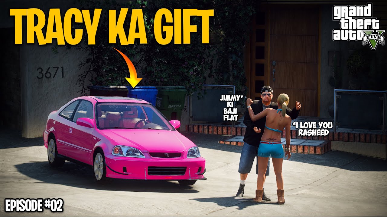 RASHEED BUYS TRACY'S GIFT CAR | TWIST EP 02 | GTA 5 MODS PAKISTAN