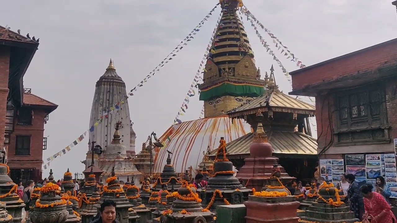 84 thousands flowers offering Ceremony at Swayambhu Sthupa Organized by Namuna Buddha Bihar, Sadhu3