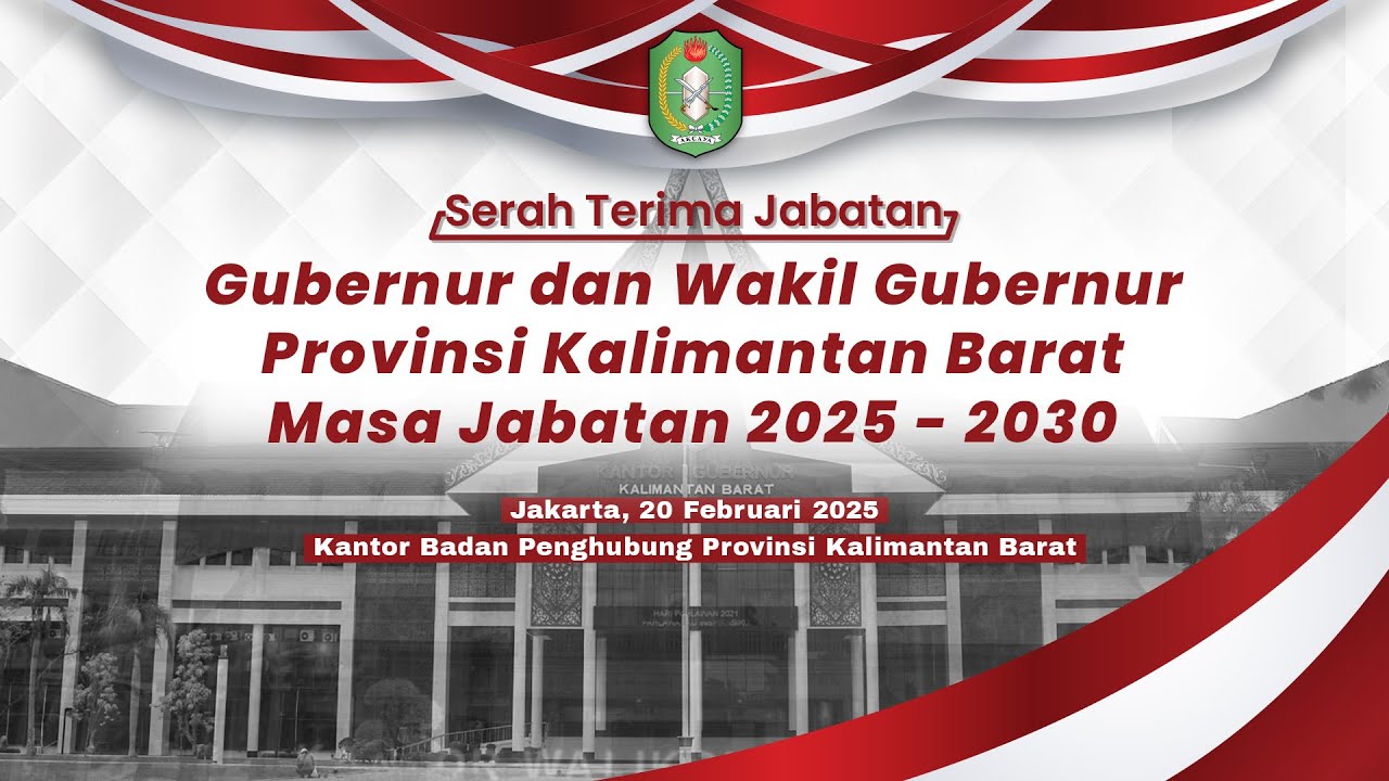 Serah Terima Jabatan Gubernur Kalimantan Barat