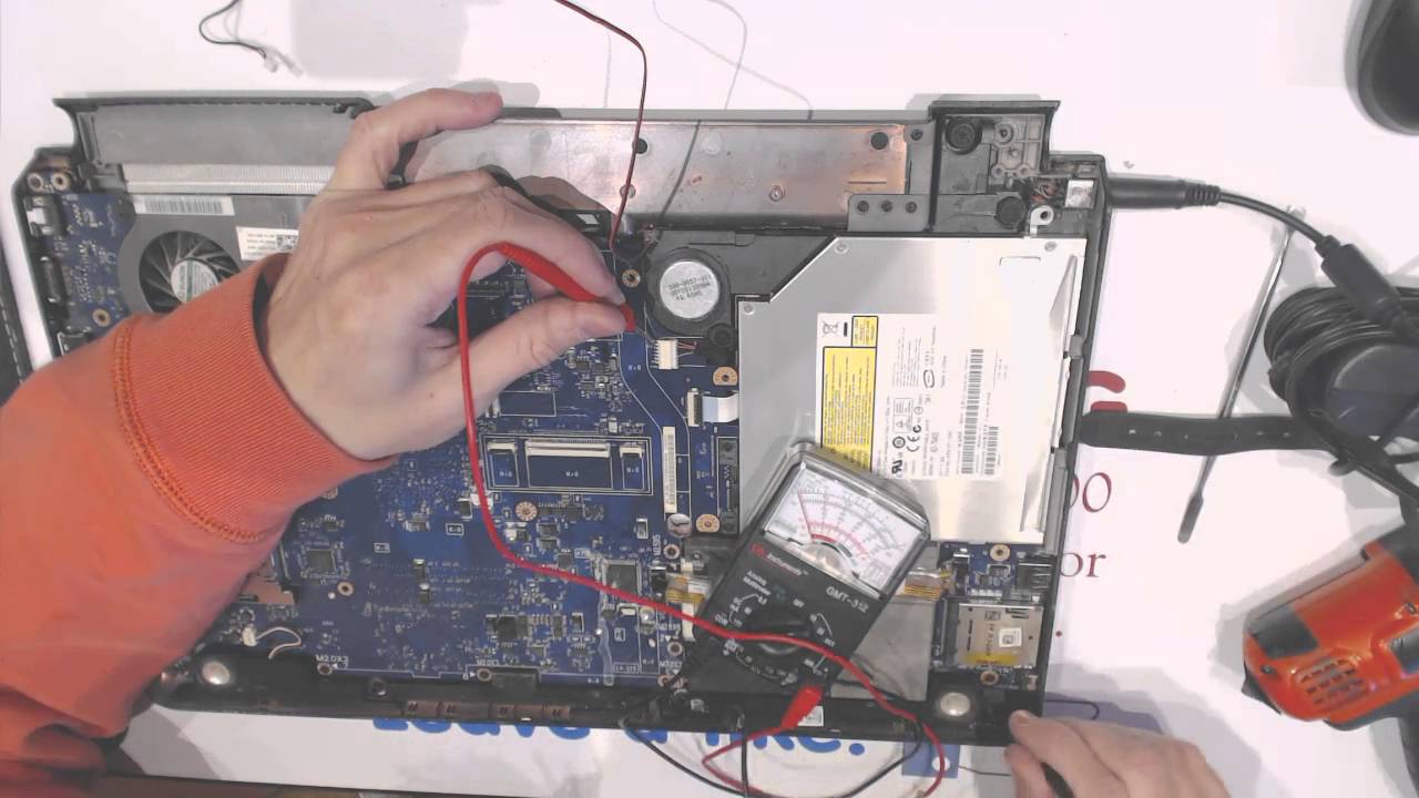 How to repair a broken dell studio 17 1745 dc power jack socket input port on laptop