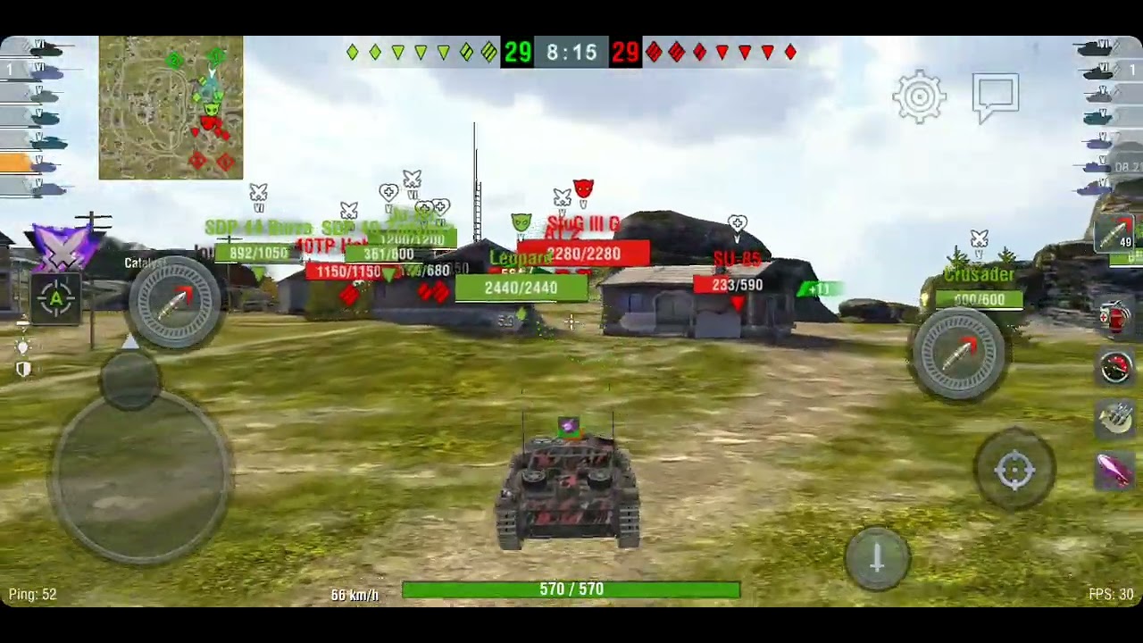 Hari pertama aku main war tank blitz 