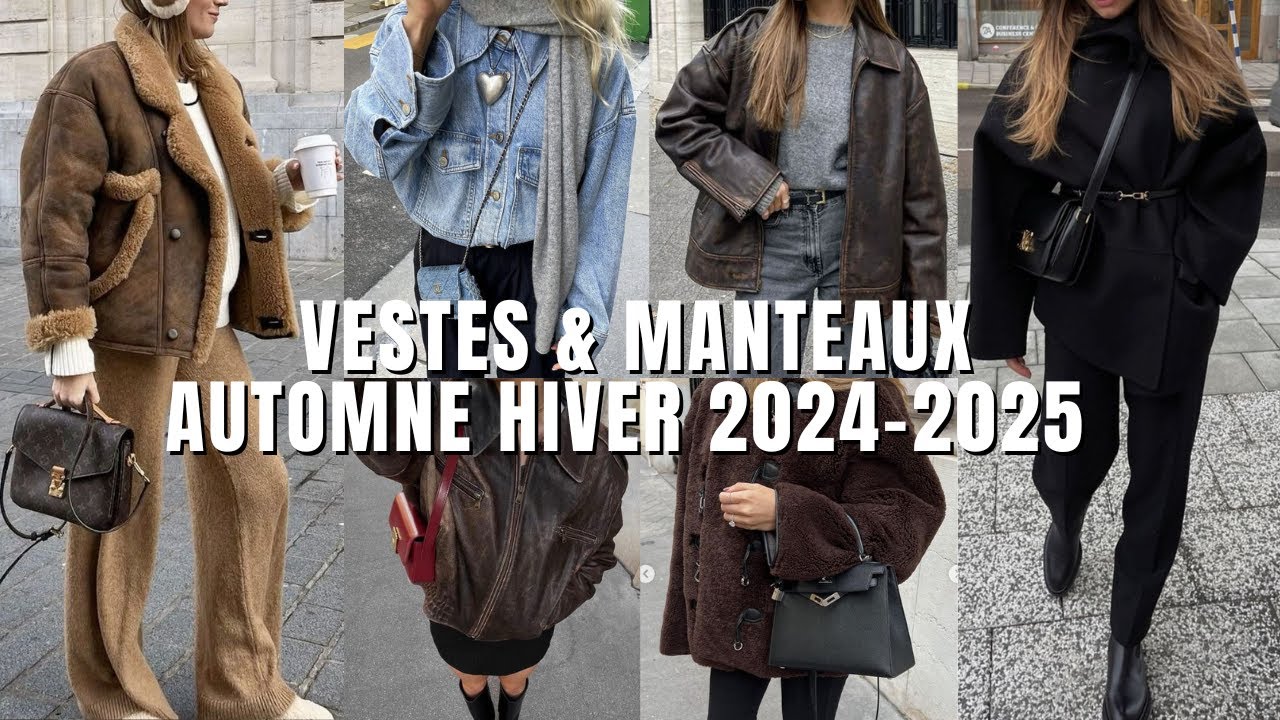 VESTES ET MANTEAUX À AVOIR POUR L'AUTOMNE-HIVER ❄️
