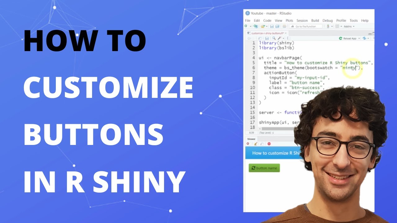 Make your R Shiny buttons look better with these 3 tips #shorts #rstats #datascience