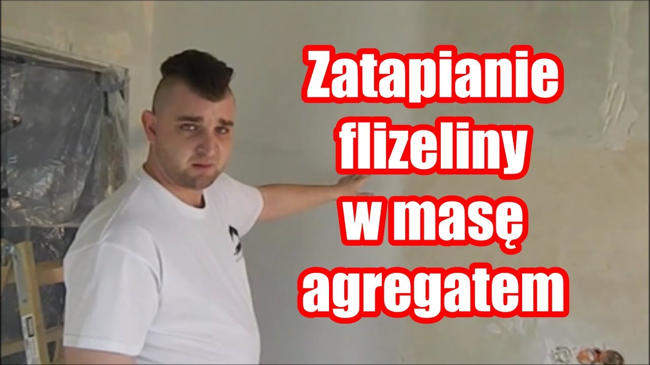 Zatapianie flizeliny w masę. Maszynowe szpachlowanie Graco T-max 506 + Brillux Briplast 1890