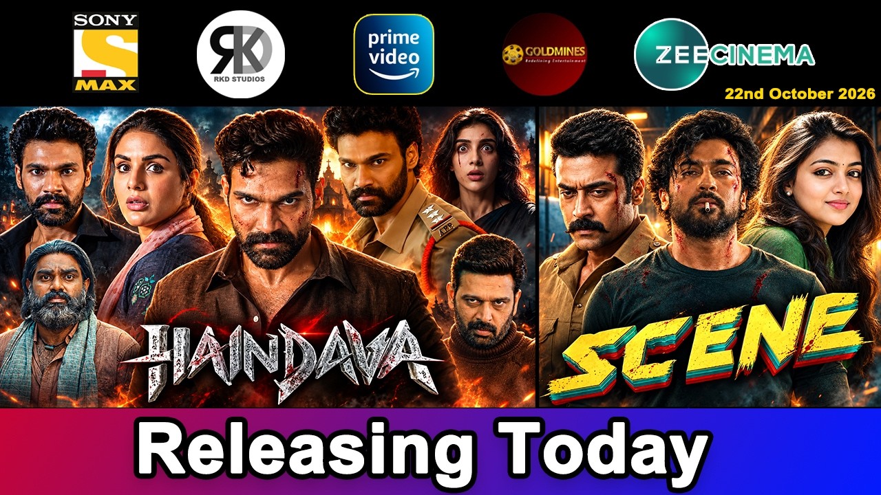 3 New South Hindi Dubbed Movies Releasing Today | Haindava, Scene, 418 | 22nd October 2026