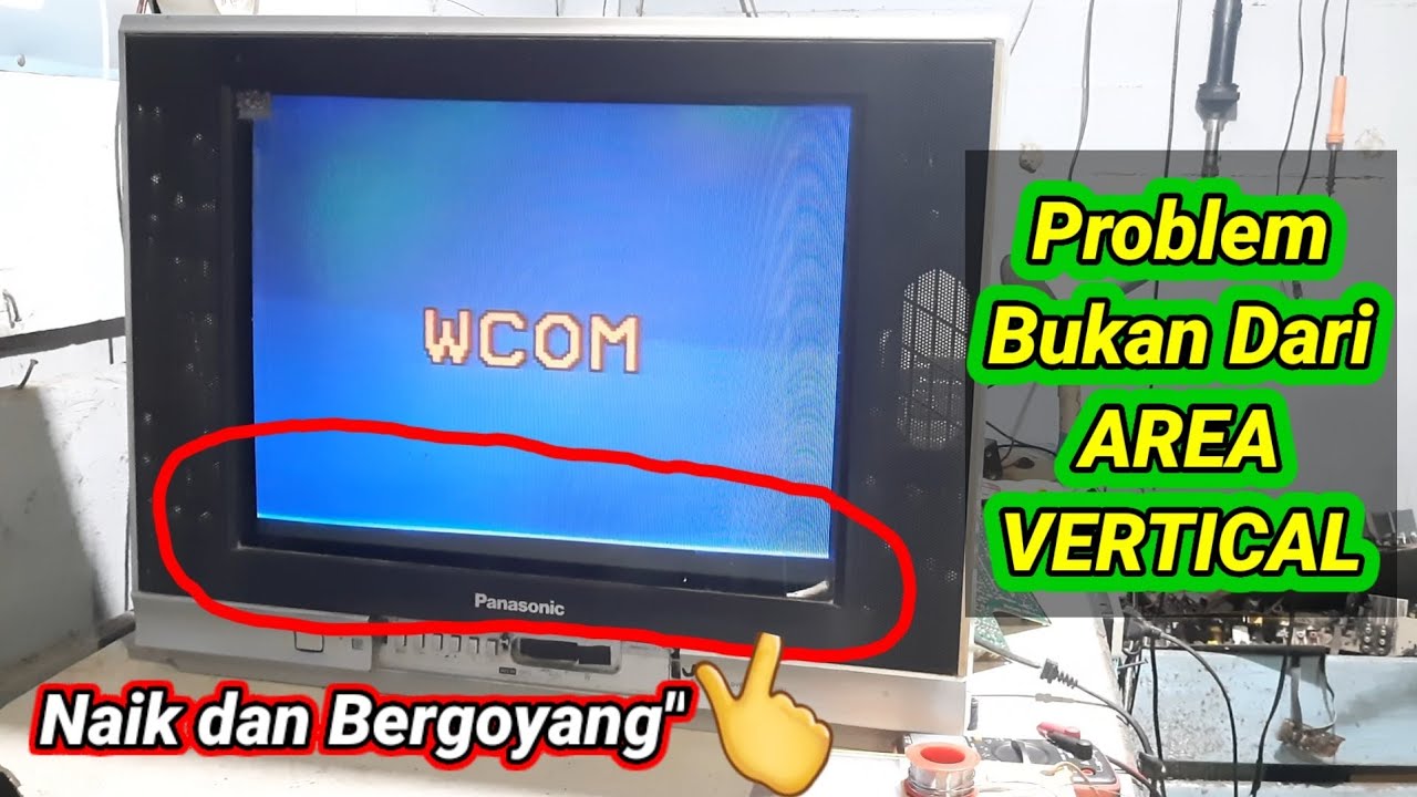 TV MESIN CINA, GAMBAR NAIK KE ATAS DAN BERGOYANG ‼️