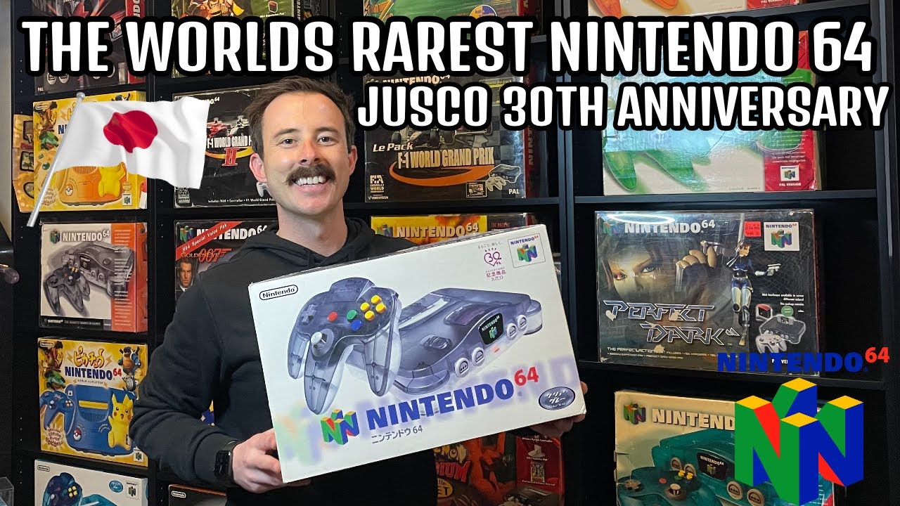 *ULTRA RARE* The World's RAREST Nintendo 64 Console - The Jusco 30th Anniversary