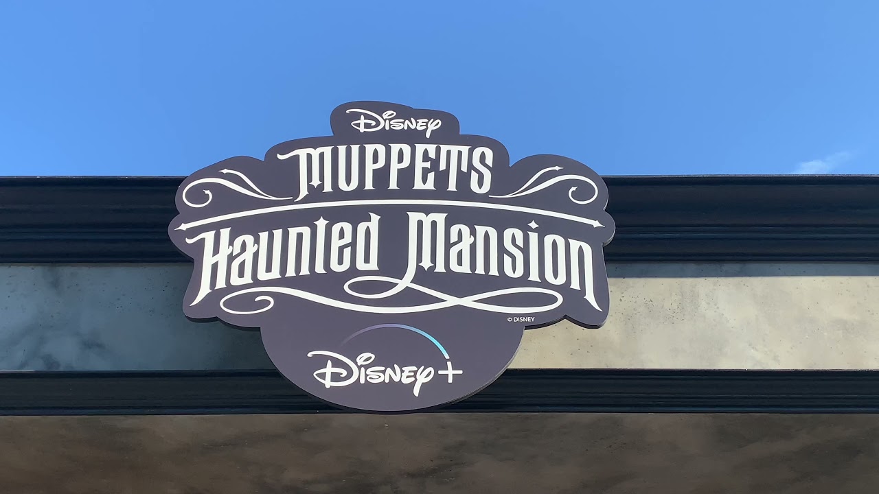 Haunted Mansion Muppets Display at Downtown Disney
