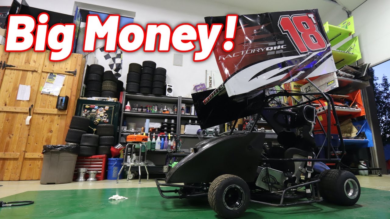 Getting The 18T Ready For The Richest Outlaw Kart Race In Oregon History!