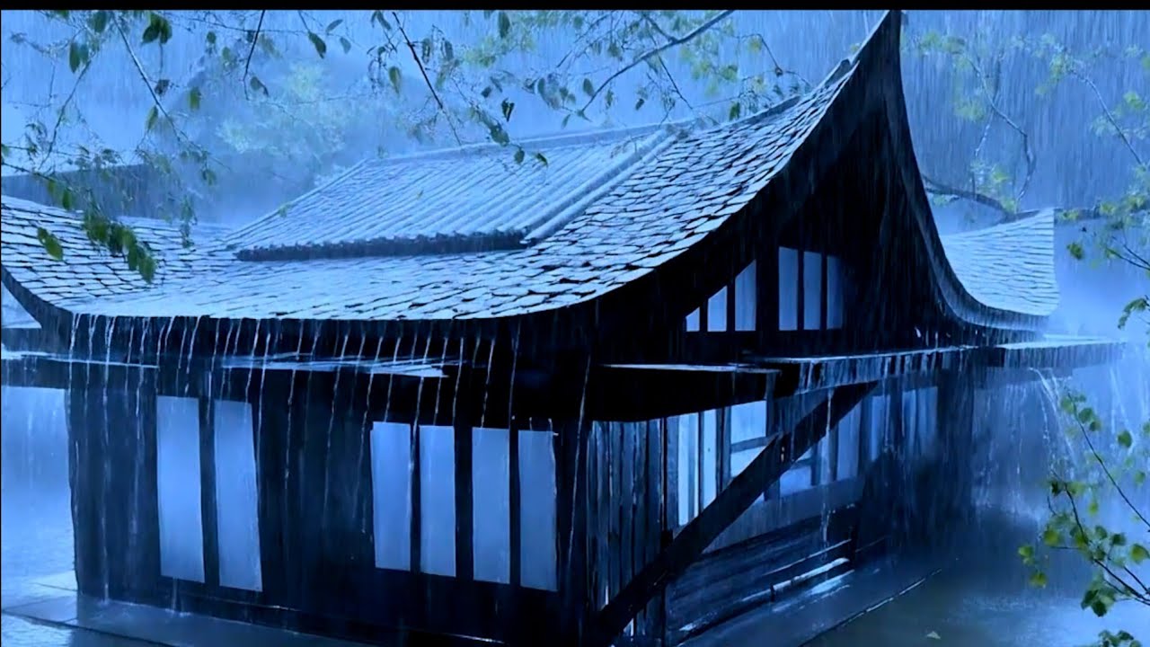 The Secret to Sleep Well with Torrential Rain & Thunder Growled on a Rickety Tin Roof in the Farm