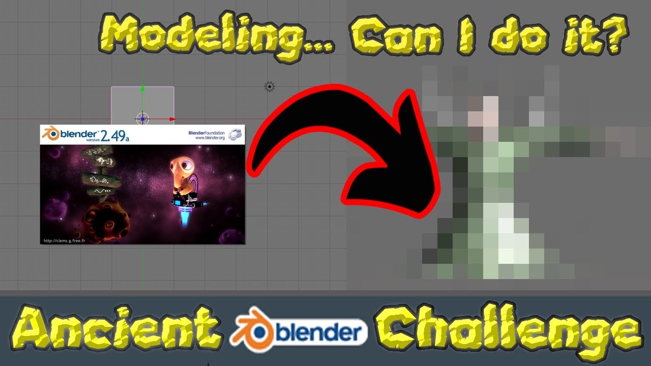 Ancient Blender Challenge 1: Modeling... Can I do it?
