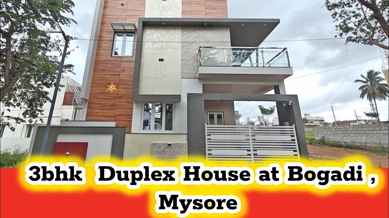 Brand New 3bhk Duplex House for sale at Bogadi ,Near Ring Road.Mysore