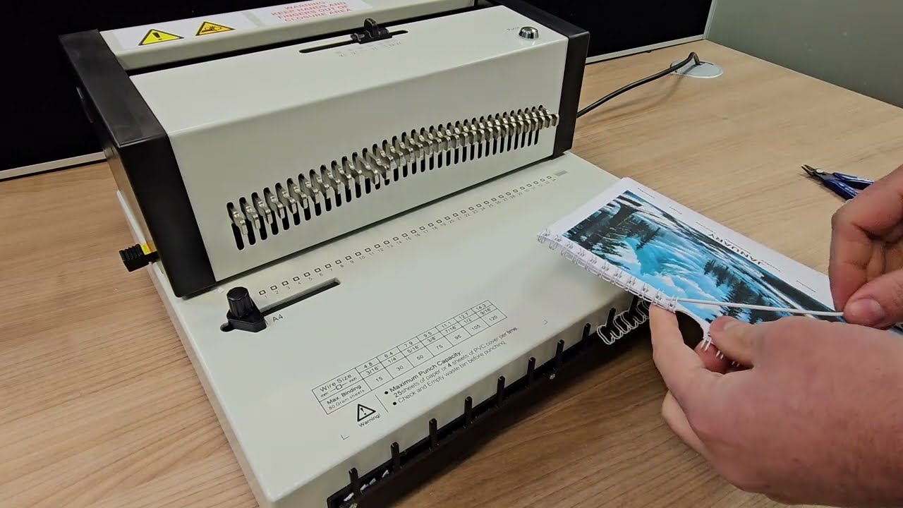 How to Make a Calendar using the Galaxy Electric Auto Wire Binder