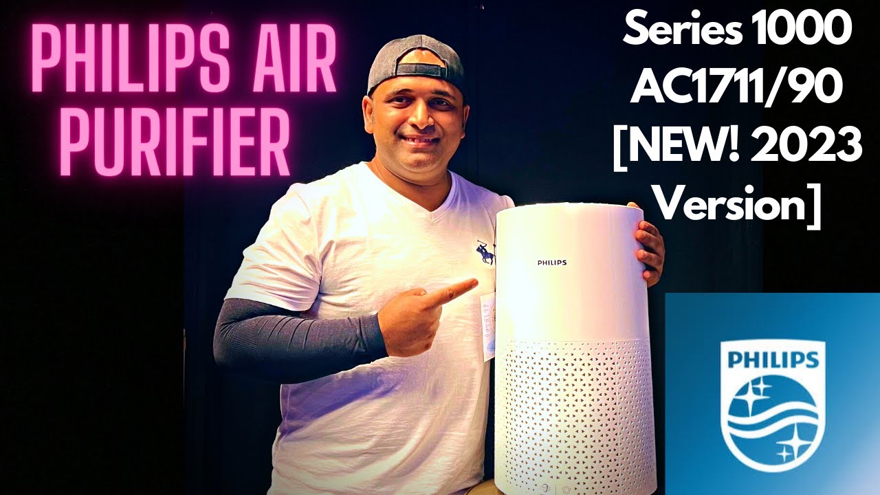 Philips Air Purifier High Performance for Rooms Size of 78 m² Series 1000 AC1711/90 NEW-2023 Version