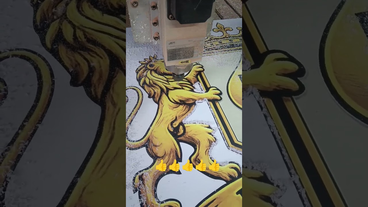 WPC Cutout Props Cutting on CNC Router Machine | Perfect Precision