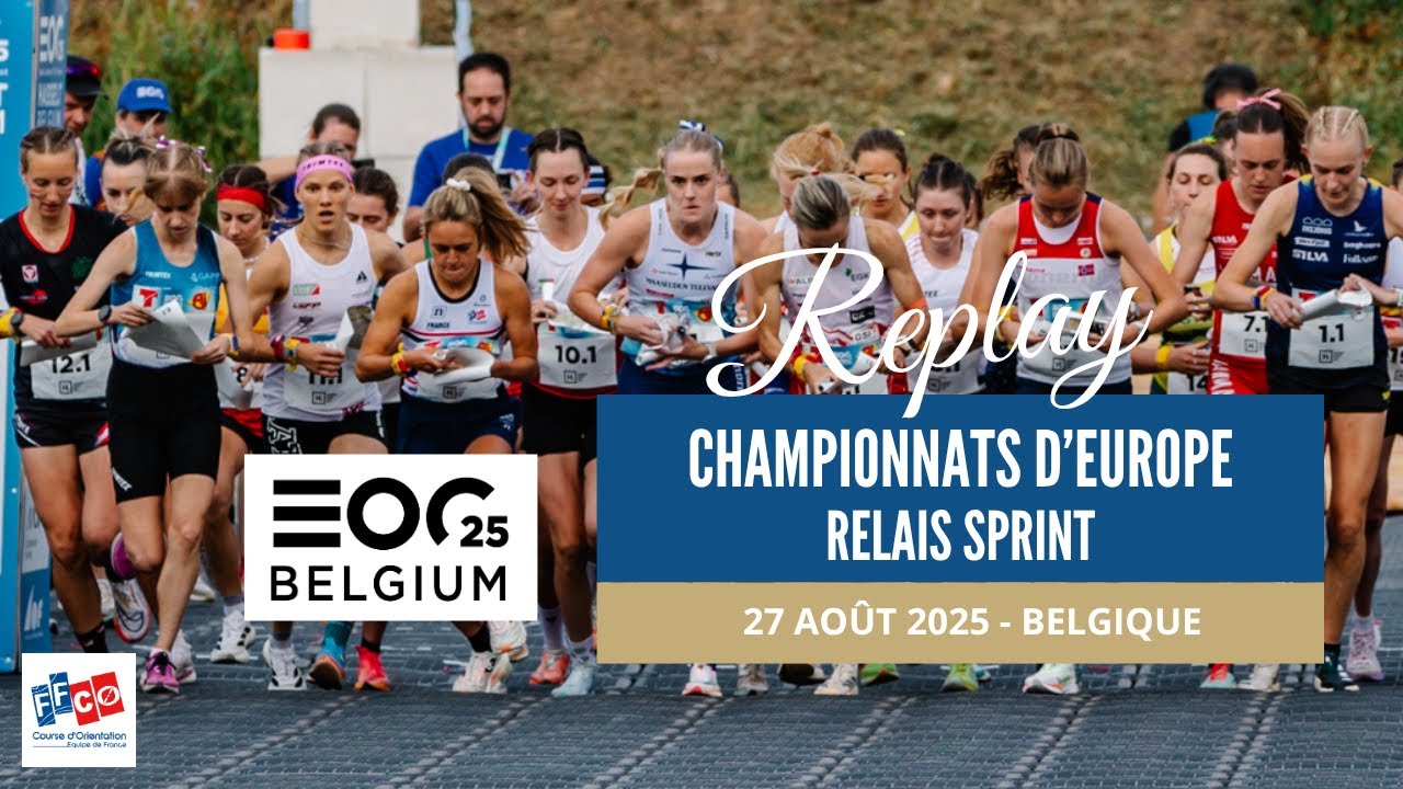 Championnats d'Europe de Course d'orientation 2025 - Relais Sprint - EOC.