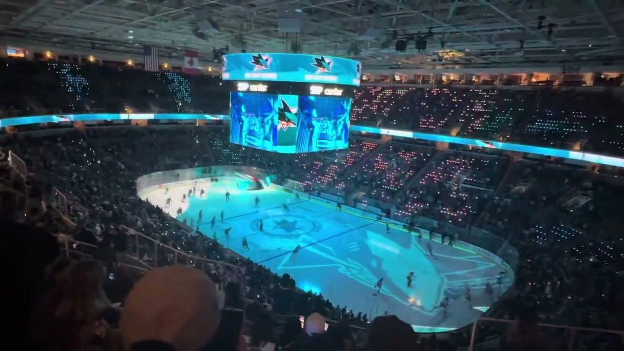 San Jose Shark ￼ Anaheim duck opening night the Star-Spangled Banner national anthem ￼2025 2026