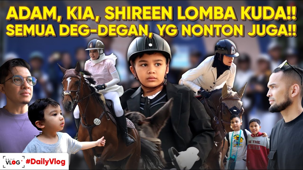 ADAM KEREN!! MASYAALLAH TANDING KUDA PADAHAL DEG-DEGAN PARAH!!