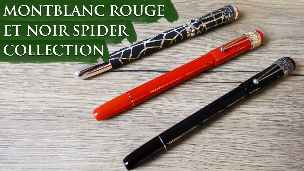 Montblanc Rouge et Noir Spider Collection Overview | Available at Appelboom