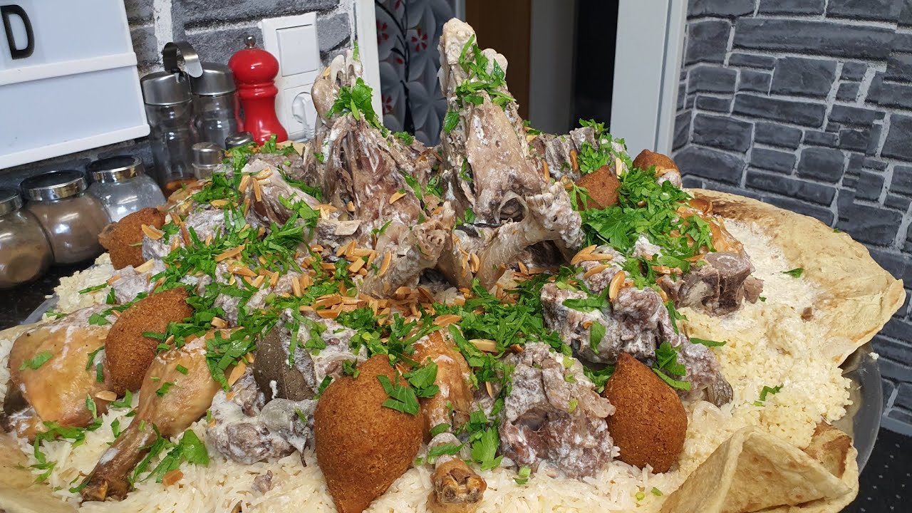 اطيب منسف اردني (مليحي) على طريقتي. شيف عبد